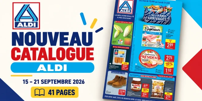 Catalogue Aldi du 15 au 21 septembre 2026 – 41 pages à feuilleter