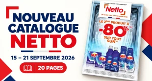 Catalogue Netto du 15 au 21 septembre 2026 – 20 pages à feuilleter