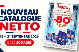 Catalogue Netto du 15 au 21 septembre 2026 – 20 pages à feuilleter