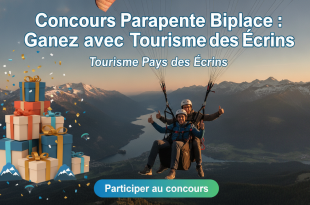 Concours Parapente Biplace : Gagnez avec Tourisme Pays des Écrins