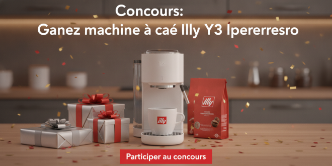 Concours Veepee : Gagnez machine café illy Y3 Iperespresso