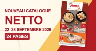 Catalogue Netto du 22 au 28 septembre 2026 – 24 pages à feuilleter
