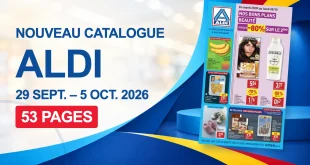 Catalogue Aldi du 29 septembre au 5 octobre 2026 – 53 pages à feuilleter