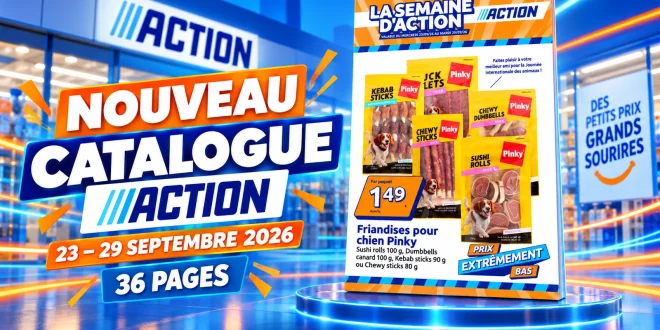 Catalogue Action du 23 au 29 septembre 2026 – 36 pages à feuilleter