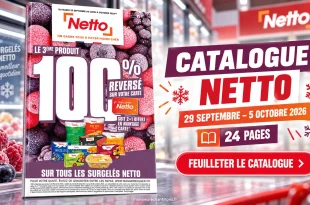 Catalogue Netto du 29 septembre au 5 octobre 2026 – 24 pages à feuilleter