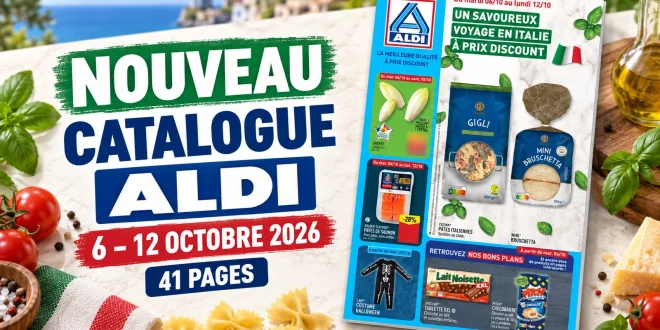 Catalogue Aldi du 6 au 12 octobre 2026 – 41 pages à feuilleter
