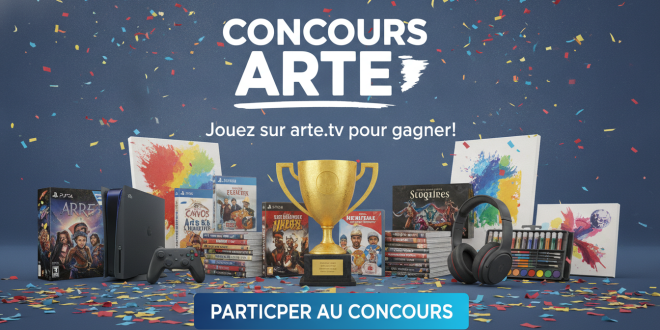 Concours Arte : Jouez sur arte.tv pour gagner !