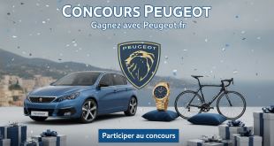 Concours Peugeot : Gagnez avec Peugeot.fr