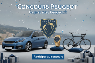 Concours Peugeot : Gagnez avec Peugeot.fr
