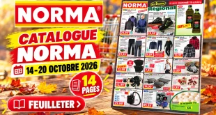 Catalogue Norma du 14 au 20 octobre 2026 – 14 pages à feuilleter