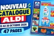 Catalogue Aldi du 20 au 26 octobre 2026 – 47 pages à feuilleter