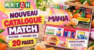 Catalogue Match du 20 octobre au 1er novembre 2026 – 20 pages à feuilleter