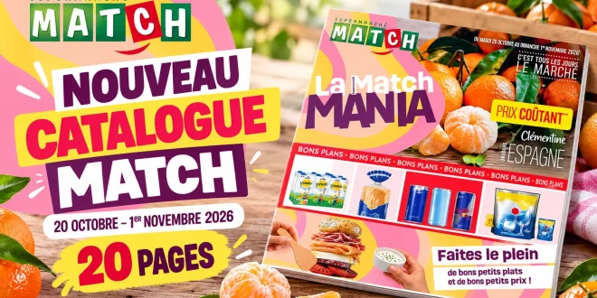Catalogue Match du 20 octobre au 1er novembre 2026 – 20 pages