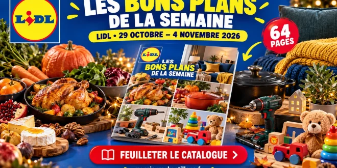 Catalogue Lidl du 29 octobre au 4 novembre 2026 – 64 pages