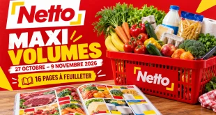 Catalogue Netto du 27 octobre au 9 novembre 2026 – 16 pages à feuilleter